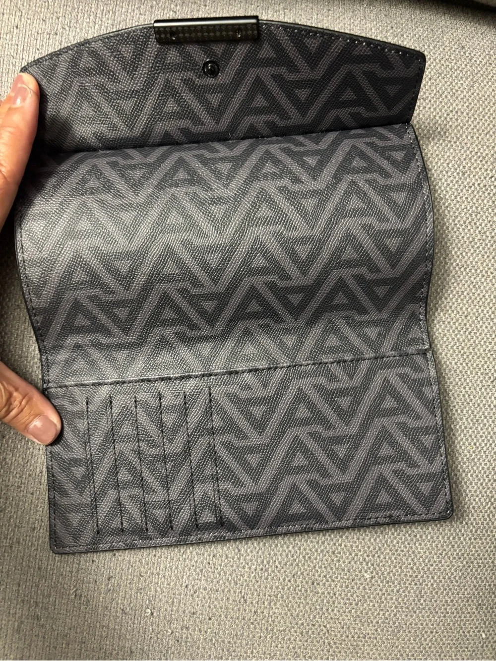 Aldo Black Patterned Chain-Handle Shoulder Bag
